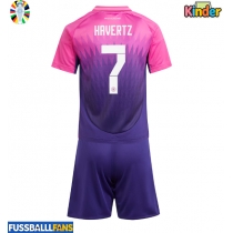 Deutschland Kai Havertz #7 Auswärts Trikotsatz Kinder EM 2024 Kurzarm (+ Kurze Hosen)